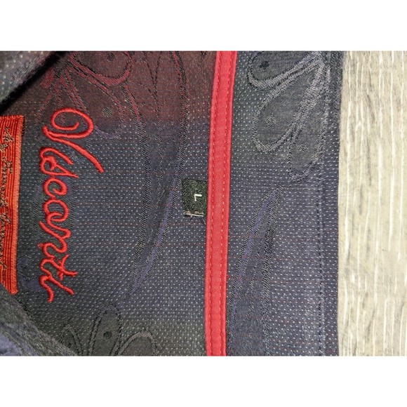 Visconti Long Sleeve Shirt Men's Lg Flip Cuff Multicolor - Picture 8 of 9